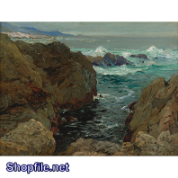 TSD3613 - Tranh sơn dầu biển và giai điệu sóng vỗ